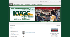 Desktop Screenshot of kvgcradio.com